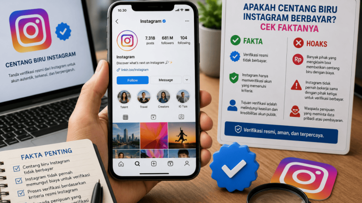 Centang Biru Instagram