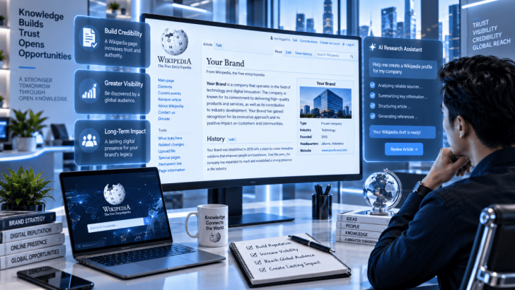 Perbedaan Wikipedia dengan Website Profil Biasa